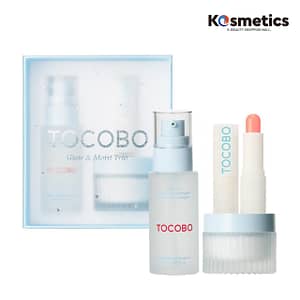 [TOCOBO] Conjunto Trío Brillante Y Húmedo 3pzs
