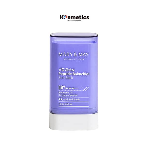 [Mary&May] Barra Solar Vegana con Péptidos Bakuchiol 18g