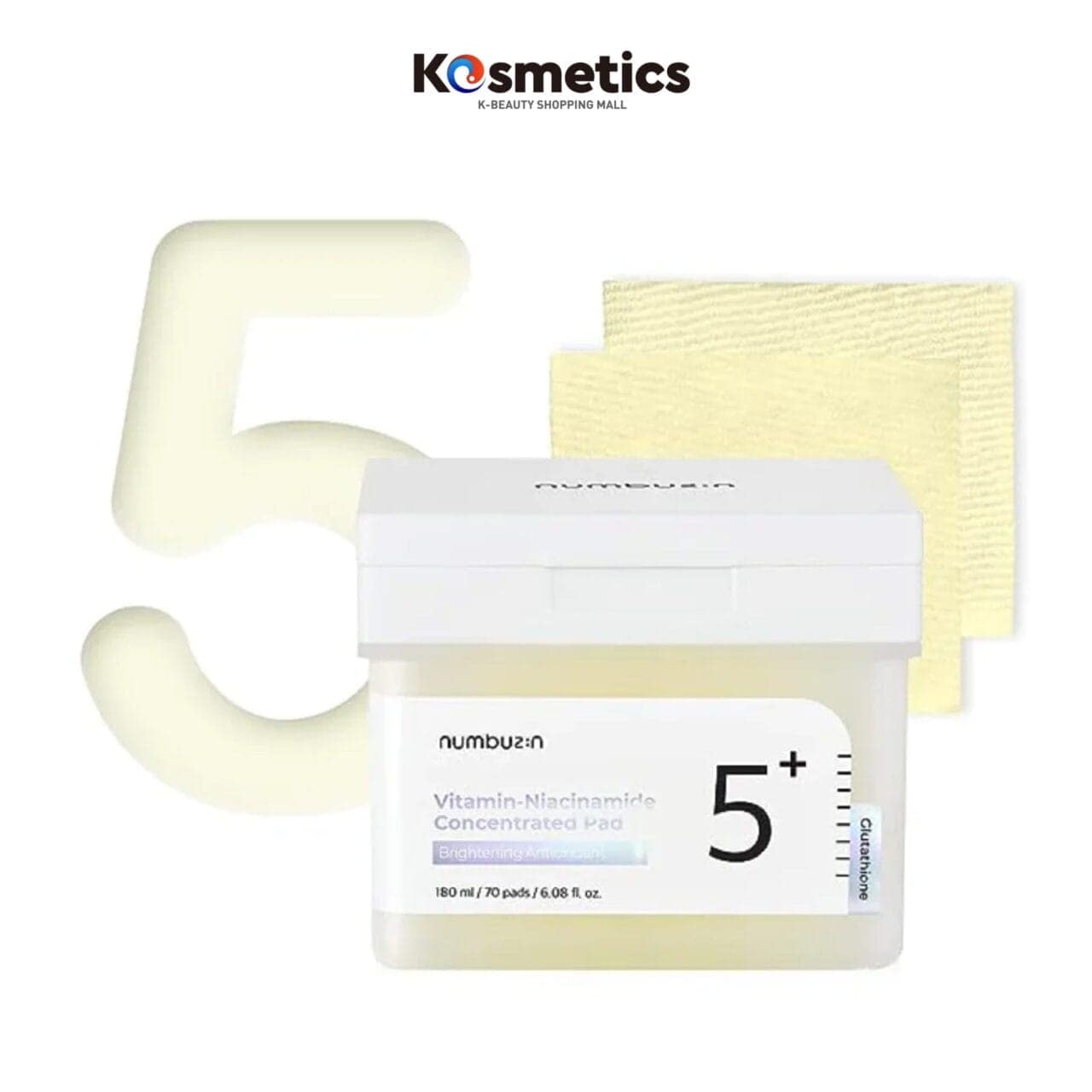 [NUMBUZIN] No.5 Vitamin-Niacinamide Concentrated 70Pads 180ml