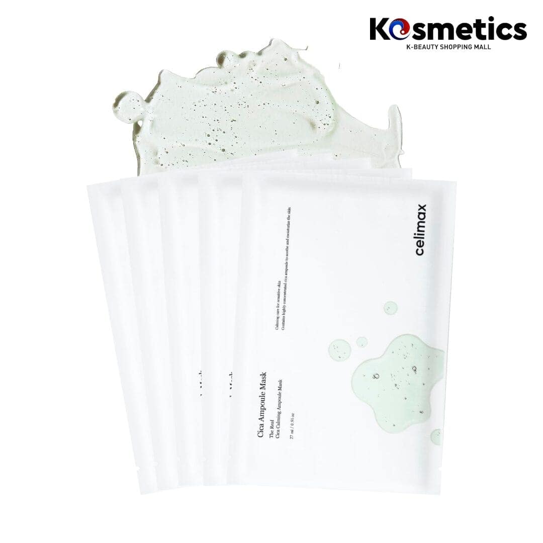 [CELIMAX] The Real Cica Calming Ampoule Mask 5pzs