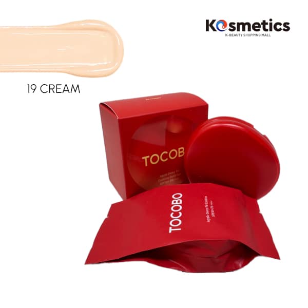 [TOCOBO] Apple Dewy Fit Cushion Refill Set SPF50+ PA++++ 19 Cream