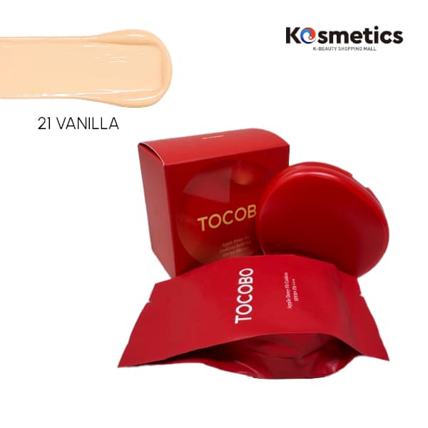 [TOCOBO] Apple Dewy Fit Cushion Refill Set SPF50+ PA++++ 21W Vanilla