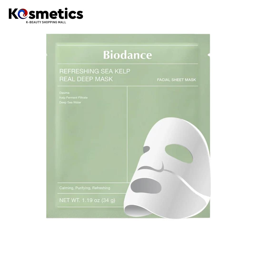 [BIODANCE] Refreshing Sea Kelp Real Deep Mask 4 Sheets 34g