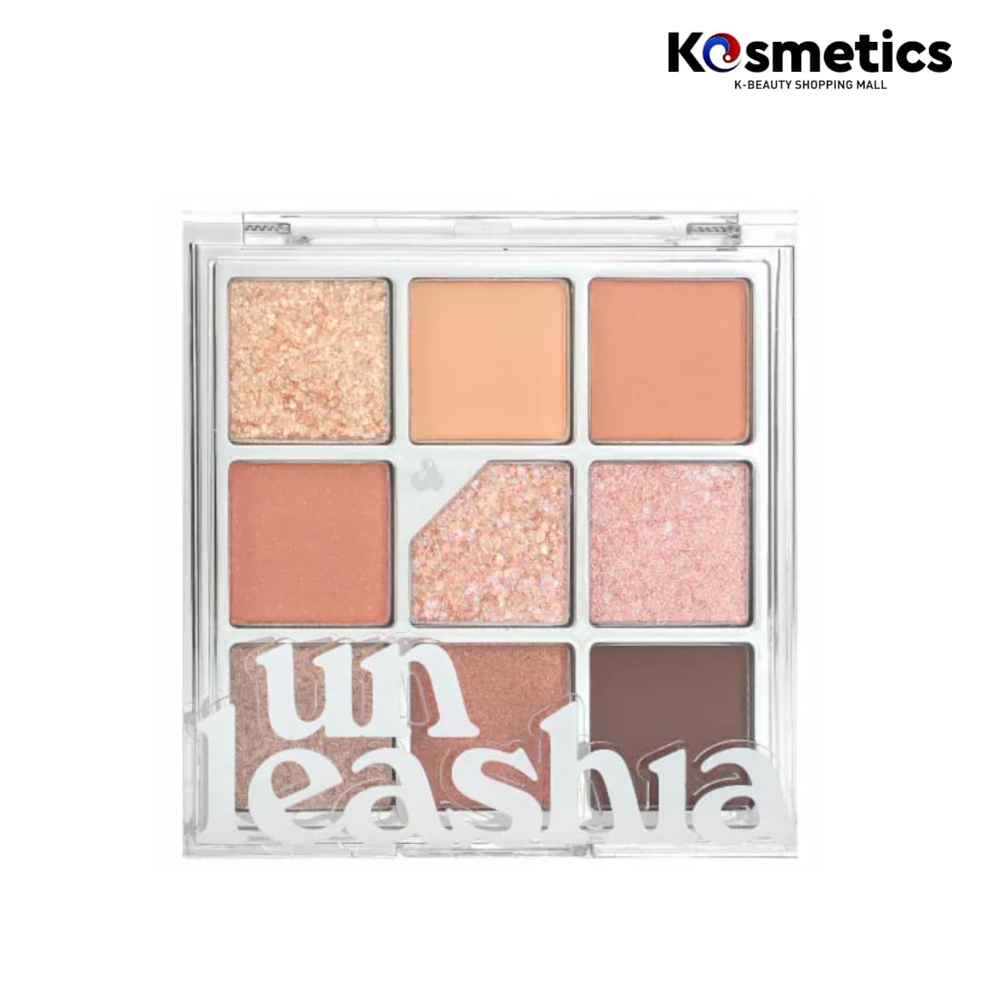 [UNLEASHIA] Glitterpedia Eye Palette No. 3 All of Coralpink