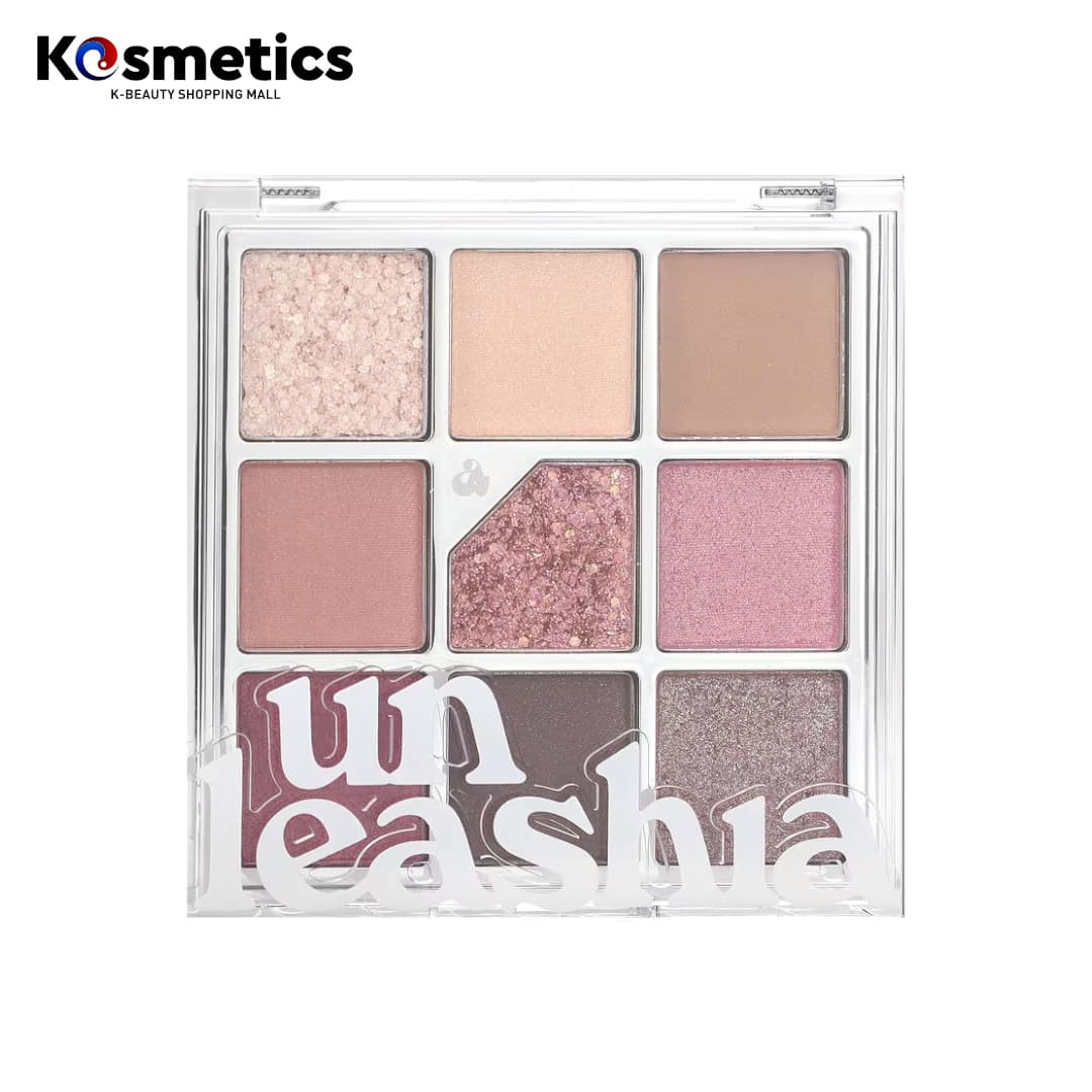 [UNLEASHIA] Glitterpedia Eye Palette No. 5 All of Dusty Rose